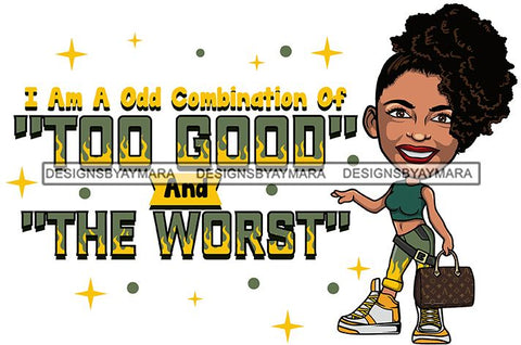 Afro Lola Life Quotes Fashion Girl Woman Melanin Popping Ebony Queen .SVG Cutting Files