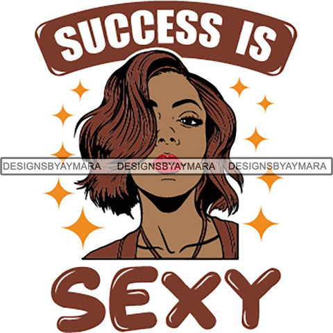 Strong Successful Afro Woman Quotes .SVG Cutting Files For Silhouette Cricut and More