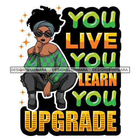 Afro Lola Diva Gangster Quotes .SVG Cutting Files For Silhouette and Cricut and More!