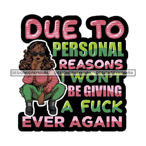 Afro Lola Diva Gangster Quotes .SVG Cutting Files For Silhouette and Cricut and More!