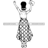 Afro Lola Praying Begging Asking God Lord Faith Strength .SVG Vector Clipart Cutting Files For Silhouette Cricut and More!