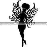 Afro Fairy Fantasy Magic SVG Cut Files For Silhouette and Cricut