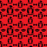Fashion Lady Seamless Pattern Abstract Decorative Background Vector Designs SVG Files For Cutting and More!