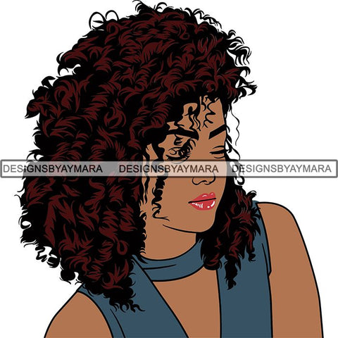 Afro Woman Goddess Diva Melanin Love Sensual .SVG Cut Files For Silhouette and Cricut and More!