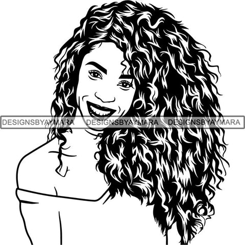 Afro Lady Black Goddess Melanin Dark Latina Morena SVG Files For Cutting and More!