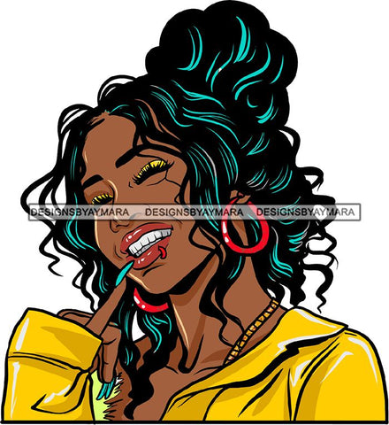 Ghetto Babe Street Girl Funky Girl Woman Face Urban Swag Hip Hop Girl .SVG Cutting Files For Silhouette Cricut and More!