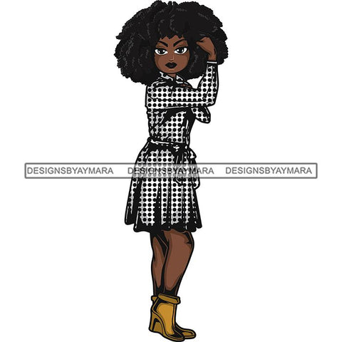 Afro Strong Classy Lola Flexing Believe in Yourself .SVG Cutting Files For Silhouette and Cricut and More!