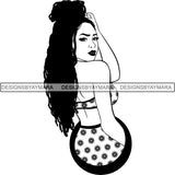 Afro Woman SVG Goddess Dope Diva Melanin .SVG Cut Files For Silhouette and Cricut