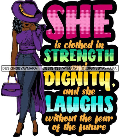 Afro Lola Flow Too Strong Life Quotes Elegant Woman Glamour Sexy Confident Lady .SVG Clipart Vector Cutting Files
