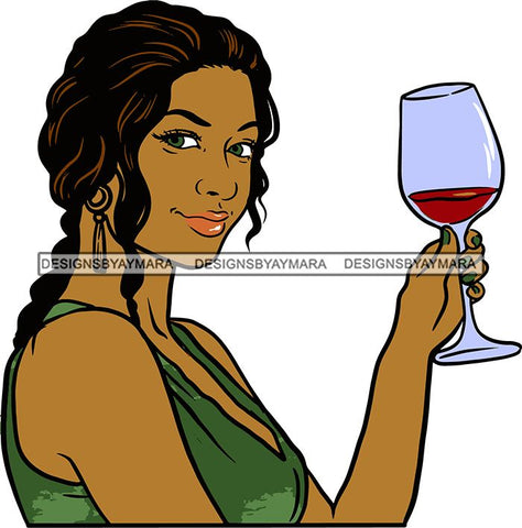 Woman Drinking Wine Relax Chilling Free Stress Feeling Fine Like a Red Wine Alcohol Drinker SVG Cutting Files For Silhouette Cricut and More!