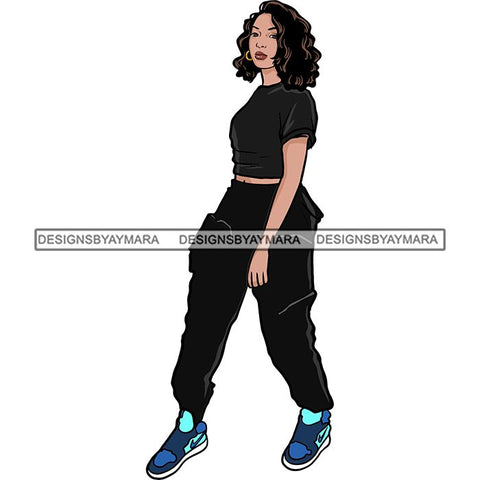 Pretty Woman Summer Fashion Dope Outfits Boss Lady Glamour New Trending .SVG Cut Files