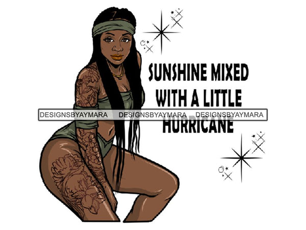 Tattoo Nubian Goddess PNG Files For Print Not For Cutting
