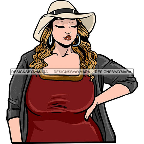 Attractive BBW Nubian Melanin Popping Beautiful African American Big Woman SVG Cutting Files