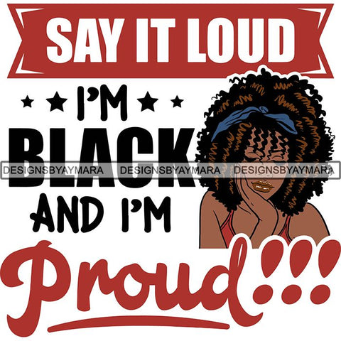 Afro Boss Lady Lord Life Quotes SVG Files For Cutting and More