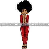 Afro Lola Boss Lady Quotes SVG Cutting Files For Silhouette Cricut and More