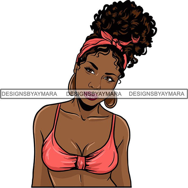 Afro Melanin Popping Nubian Queen SVG Cutting Files For Silhouette Cricut and More