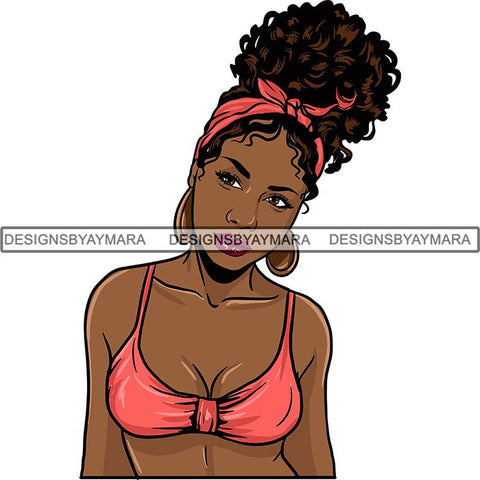 Afro Melanin Popping Nubian Queen SVG Cutting Files For Silhouette Cricut and More