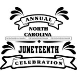 Juneteenth Emancipation Freedom June19 Holiday African American History  SVG PNG JPG Vector Cutting Files