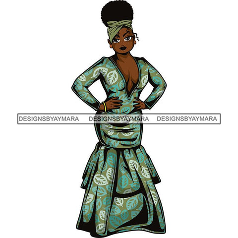 Afro Lola Boss Fashion Diva Glamour .SVG Cutting Files For Silhouette and Cricut and More!