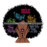 Afro Boss Lady Dope Diva Glamour Hot Sellers Designs .SVG Cutting Files
