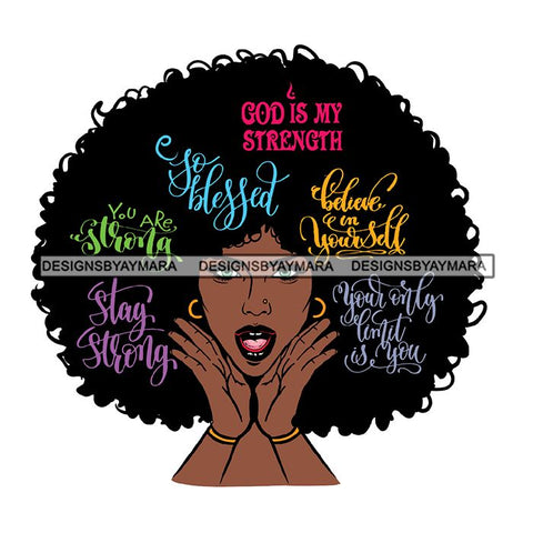 Afro Boss Lady Dope Diva Glamour Hot Sellers Designs .SVG Cutting Files