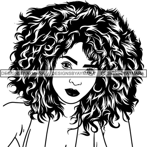 Afro Lady Black Goddess Melanin Dark Latina Morena SVG Files For Cutting and More!