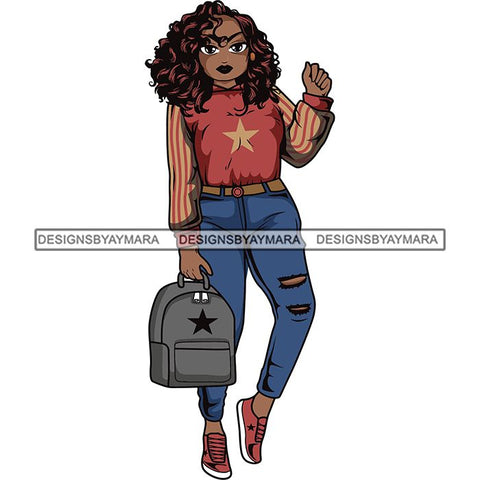 Lola Afro Beautiful Black Proud Woman .SVG Cutting Files For Silhouette and Cricut and More!