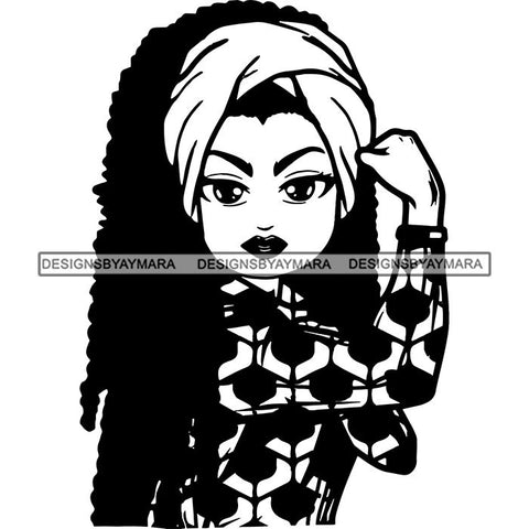 Afro Strong Classy Lola Flexing Believe in Yourself .SVG Cutting Files For Silhouette and Cricut and More!