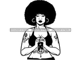 Tattoo Nubian Goddess SVG Files For Cutting