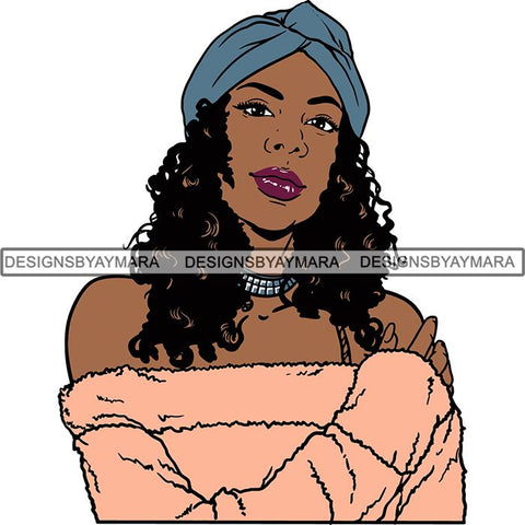 Afro Independent Successful Woman SVG Cutting Files For Silhouette Cricut and More
