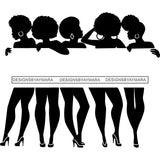 Afro Woman Goddess Hot Seller Design SVG Cutting Files