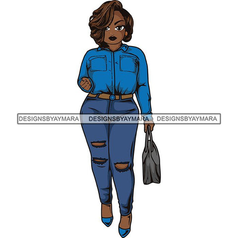 Lola Afro Beautiful Black Proud Woman .SVG Cutting Files For Silhouette and Cricut and More!