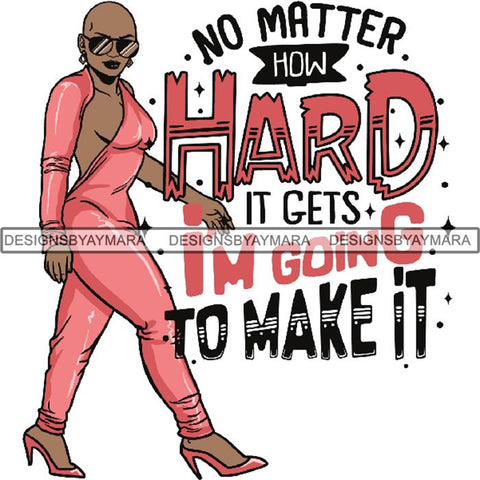Melanin Bald Short Hairstyle Queen Goddess Nubian .SVG Cut Files For Silhouette and Cricut and Much More