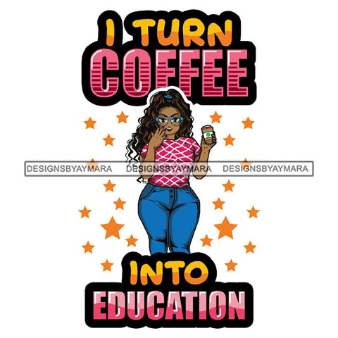Lola Afro BBW Coffee Quotes .SVG Cutting Files For Silhouette and Cricut and More!