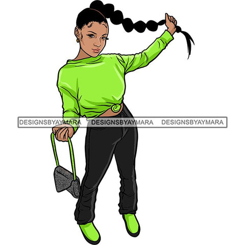 Pretty Woman Summer Fashion Dope Outfits Boss Lady Glamour New Trending .SVG Cut Files