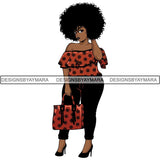 Afro Lola Boss Lady Quotes SVG Cutting Files For Silhouette Cricut and More