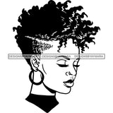 Afro Woman Goddess Hot Seller Design SVG Cutting Files