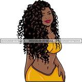 Afro Melanin Popping Nubian Queen SVG Cutting Files For Silhouette Cricut and More