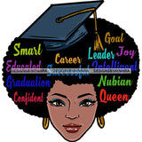 Graduation Achievement Hard Work Diploma Success Robe Cap Certificate College SVG Cutting Files