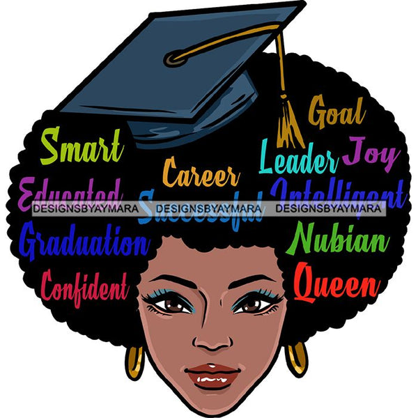 Graduation Achievement Hard Work Diploma Success Robe Cap Certificate College SVG Cutting Files