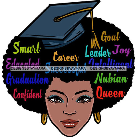 Graduation Achievement Hard Work Diploma Success Robe Cap Certificate College SVG Cutting Files