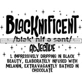 Black Queen Nubian Melanin Quotes .SVG Files For Silhouette and Cricut