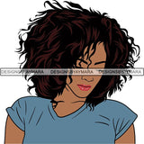 Afro Woman Goddess Diva Melanin Love Sensual .SVG Cut Files For Silhouette and Cricut and More!