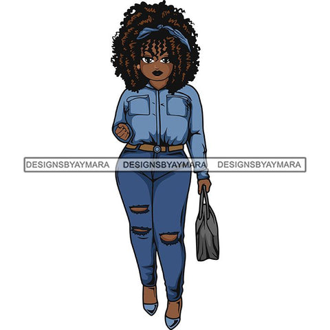 Lola Afro Beautiful Black Proud Woman .SVG Cutting Files For Silhouette and Cricut and More!