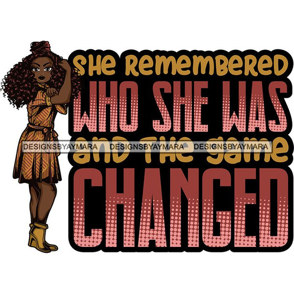 Afro Lola Strong Lady We can Do It Woman Power Flexing Arms Believe in Yourself Quotes .SVG Cutting Files For Silhouette and Cricut and More!