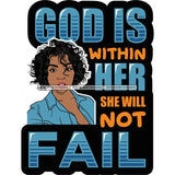 Afro Woman God Lord Life Quotes SVG Cutting Files For Silhouette and Cricut and More!