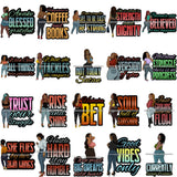 Bundle 20 Fashion Woman Melanin Bad Ass Life Quotes .SVG Cutting Files For Silhouette Cricut and More!