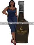 Whiskey Goddess Black Woman Sexy Melanin Nubian Liqueur Beverage Alcohol PNG File For Print Not For Cutting Cut Files For Silhouette and Cricut
