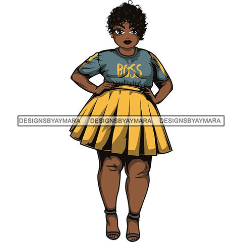 Afro Thick Classy Lola Boss Lady .SVG Cutting Files For Silhouette and Cricut and More!