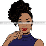 Afro Woman Nubian Melanin Popping Unique Design SVG Cutting Files For Silhouette Cricut and More